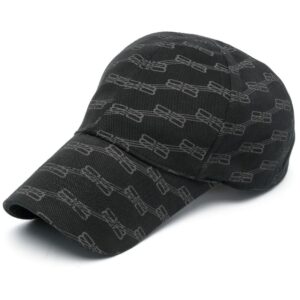 Balenciaga monogram-print cotton cap