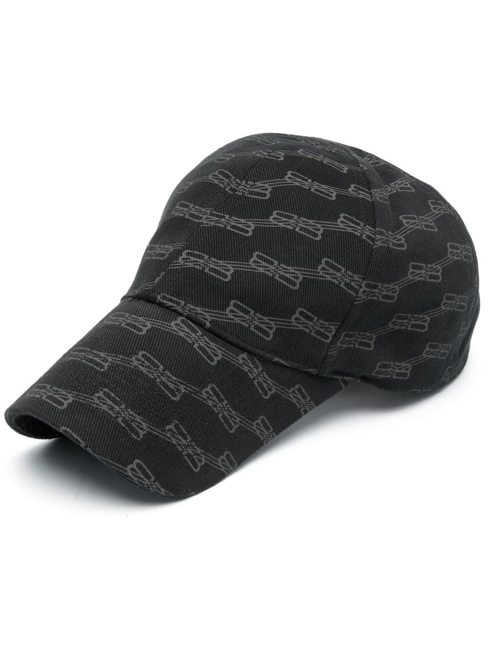 Balenciaga monogram-print cotton cap