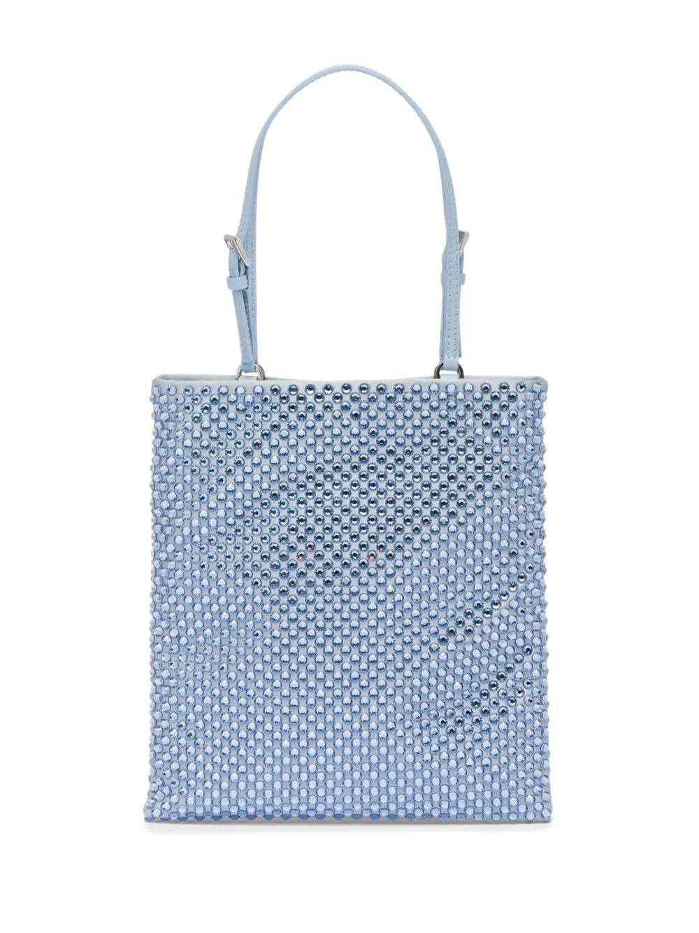 Prada crystal-embellished satin handbag - Image 3