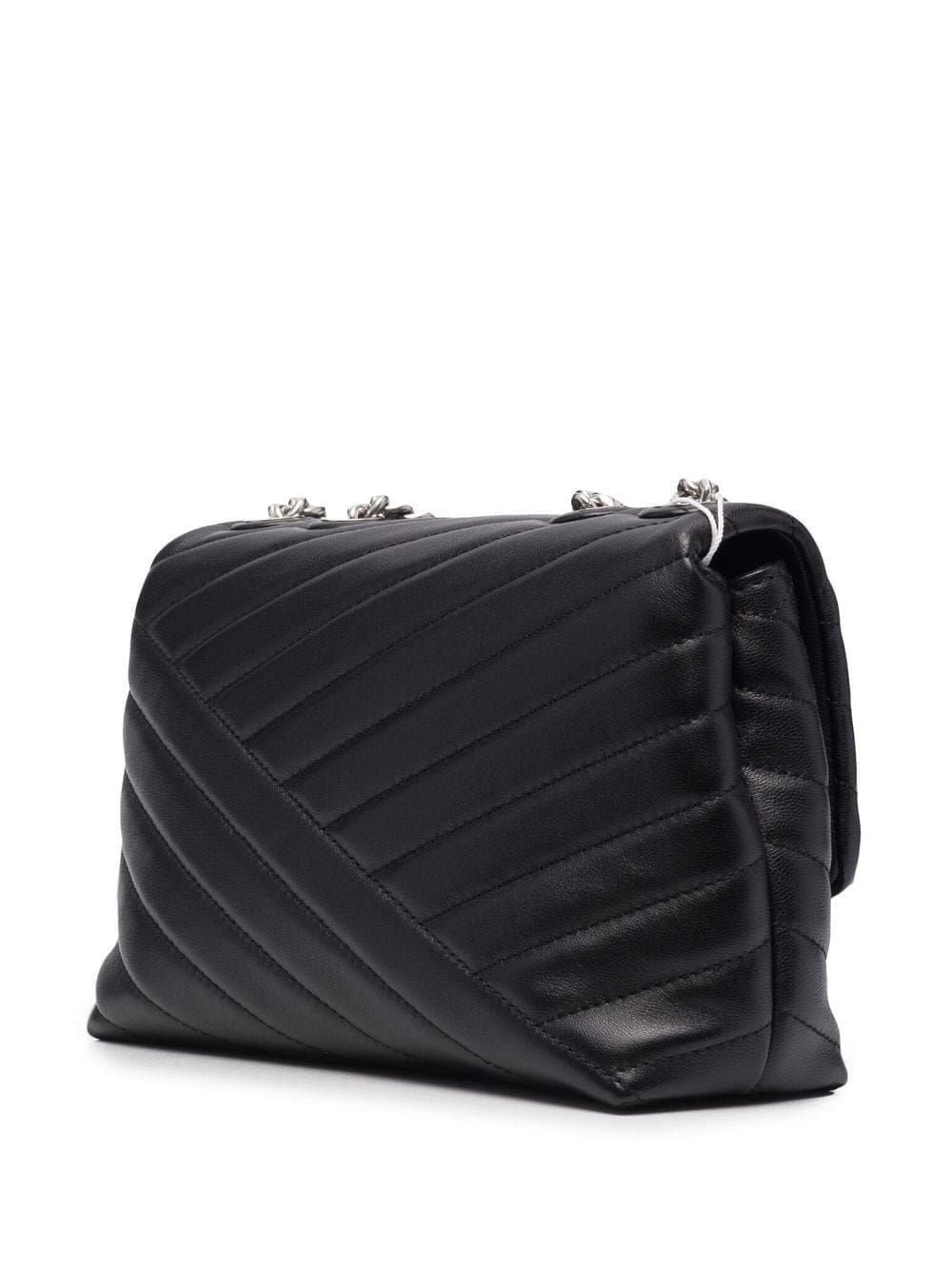 Tory Burch quilted logo-plaque leather bag - Image 4