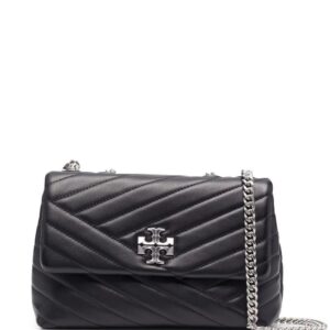 Tory Burch  quilted logo-plaque leather bag