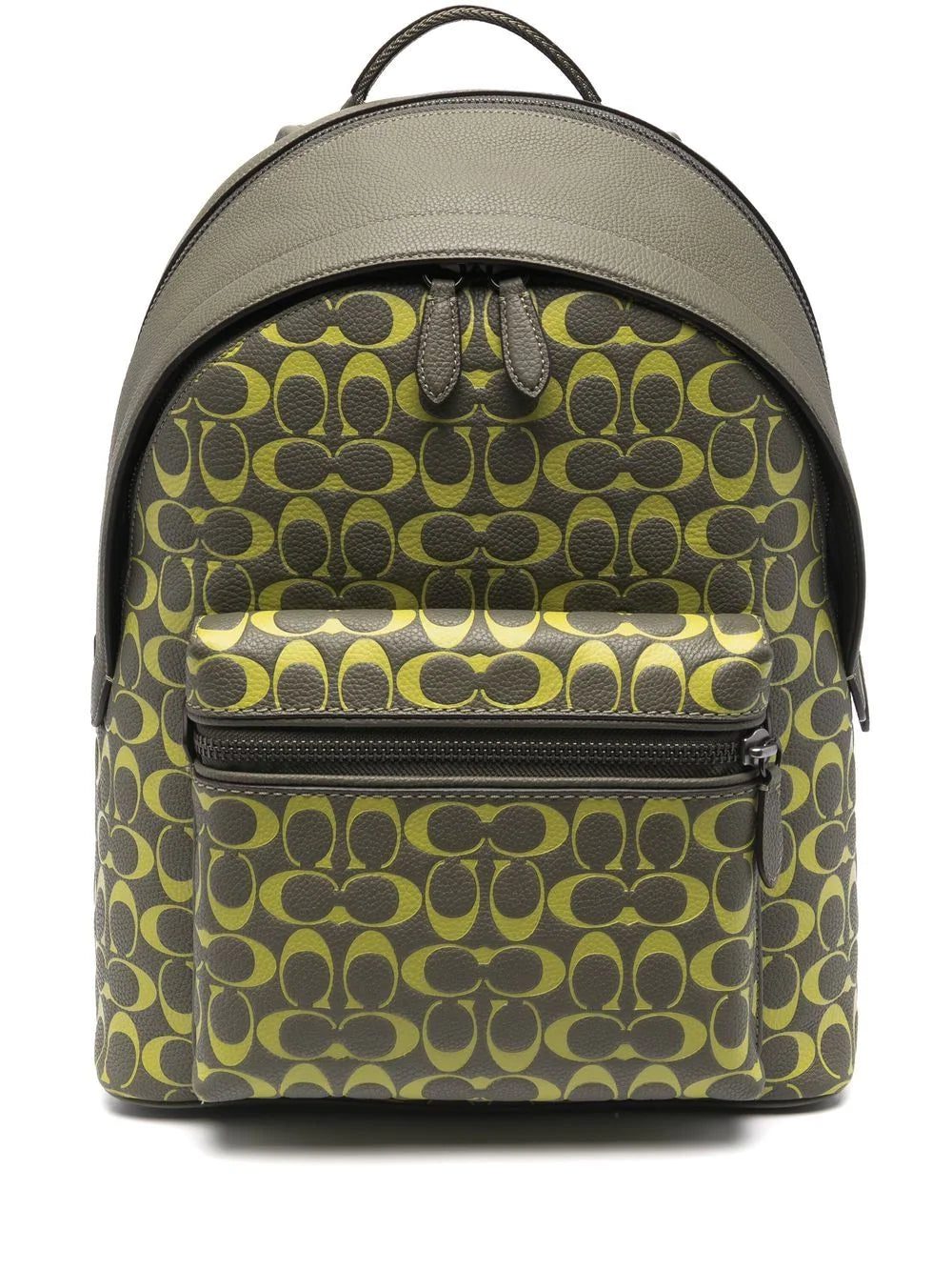 Coach Charter leather monogram backpack