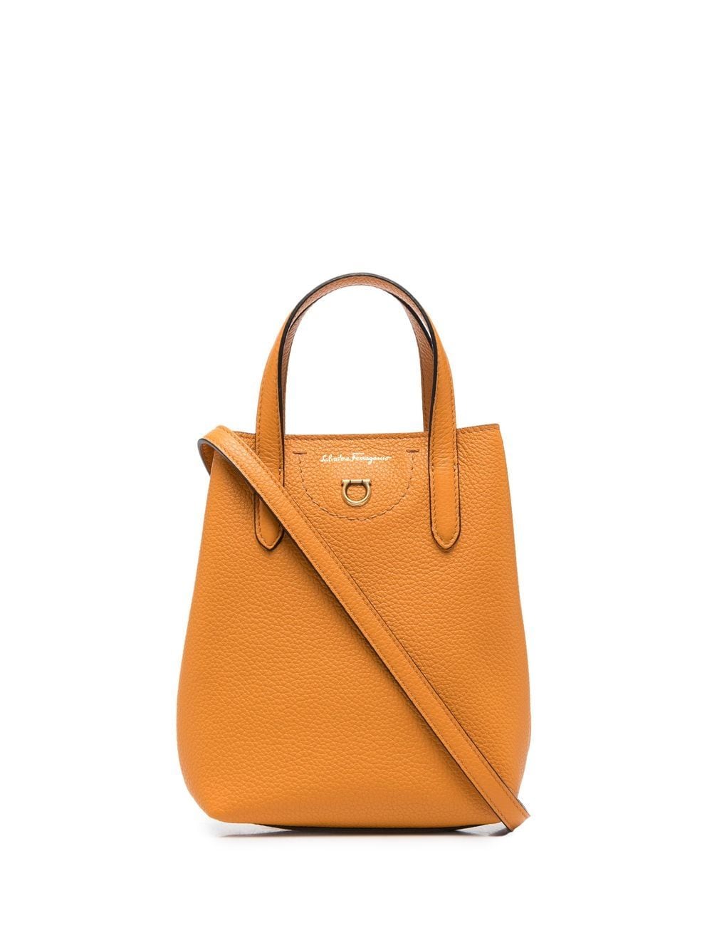Ferragamo mini Gancini leather tote bag