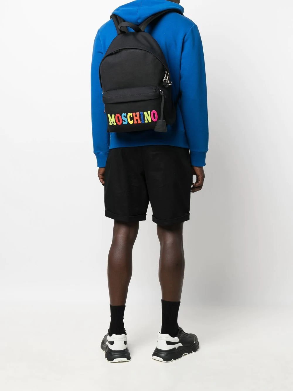 Moschino logo zipped backpack - Image 2