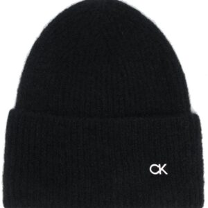 Calvin Klein logo-print knitted beanie