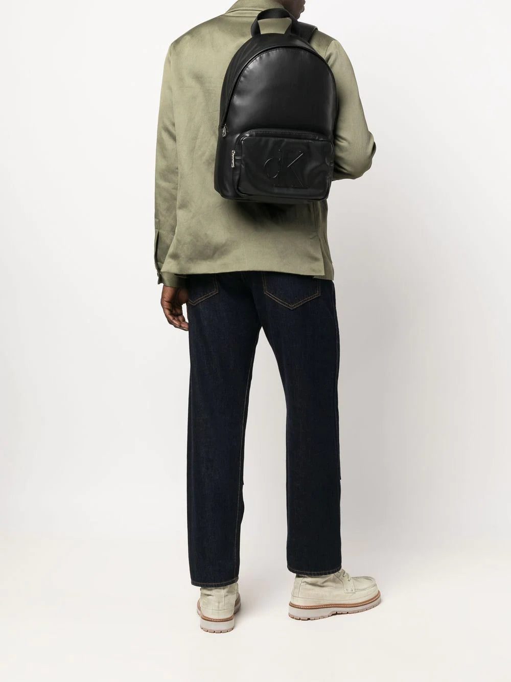 Calvin Klein embossed-logo backpack - Image 2
