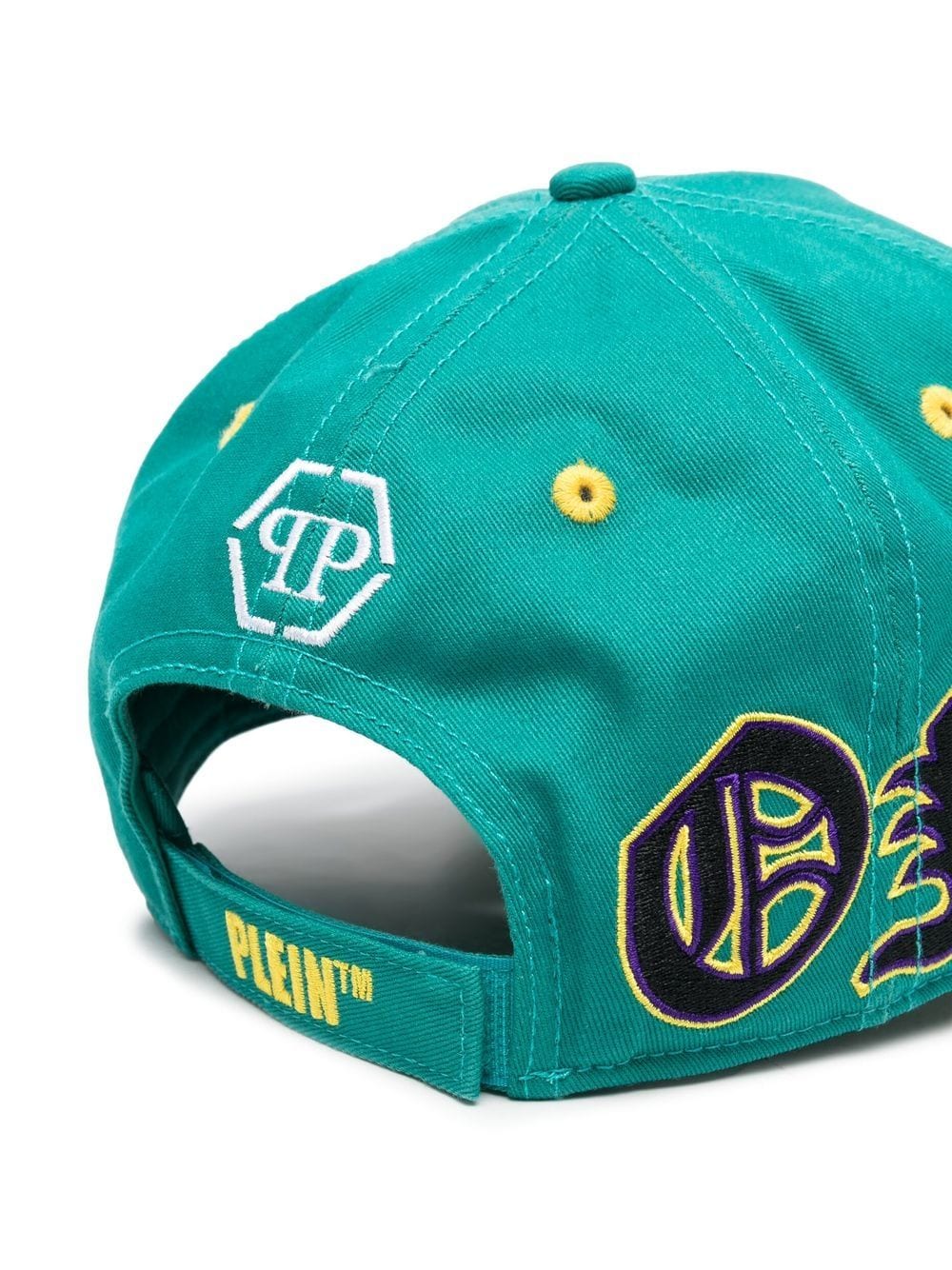 Philipp Plein Gothic logo-print distressed cap - Image 2