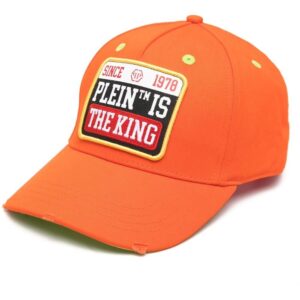 Philipp Plein logo-patch distressed cap
