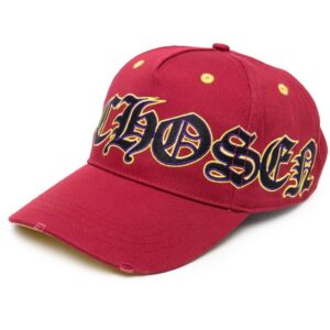 Philipp Plein Gothic logo-print distressed cap