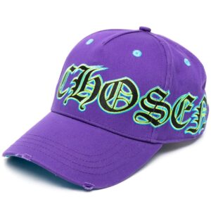 Philipp Plein Gothic logo-print distressed cap