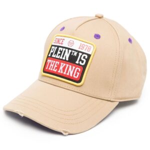 Philipp Plein distressed-finish baseball cap