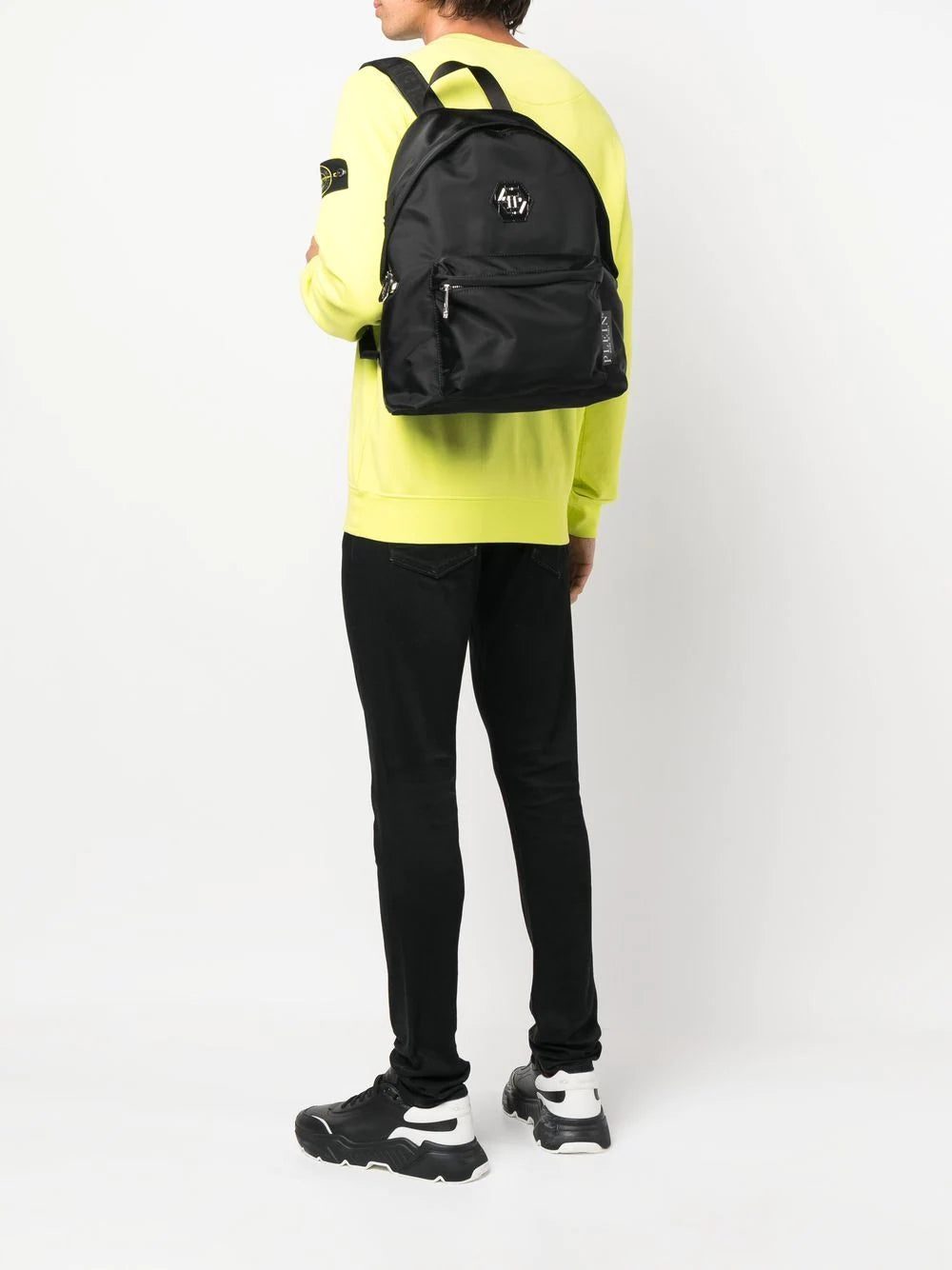 Phillip plein logo-plaque zip-up backpack - Image 2