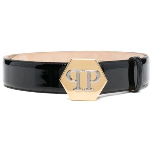 Philipp Plein  Hexagon leather belt