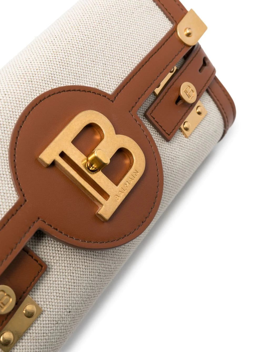 Balmain B-Buzz 23 canvas clutch bag - Image 3
