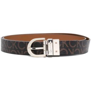 Calvin Klein  engraved-logo buckle belt