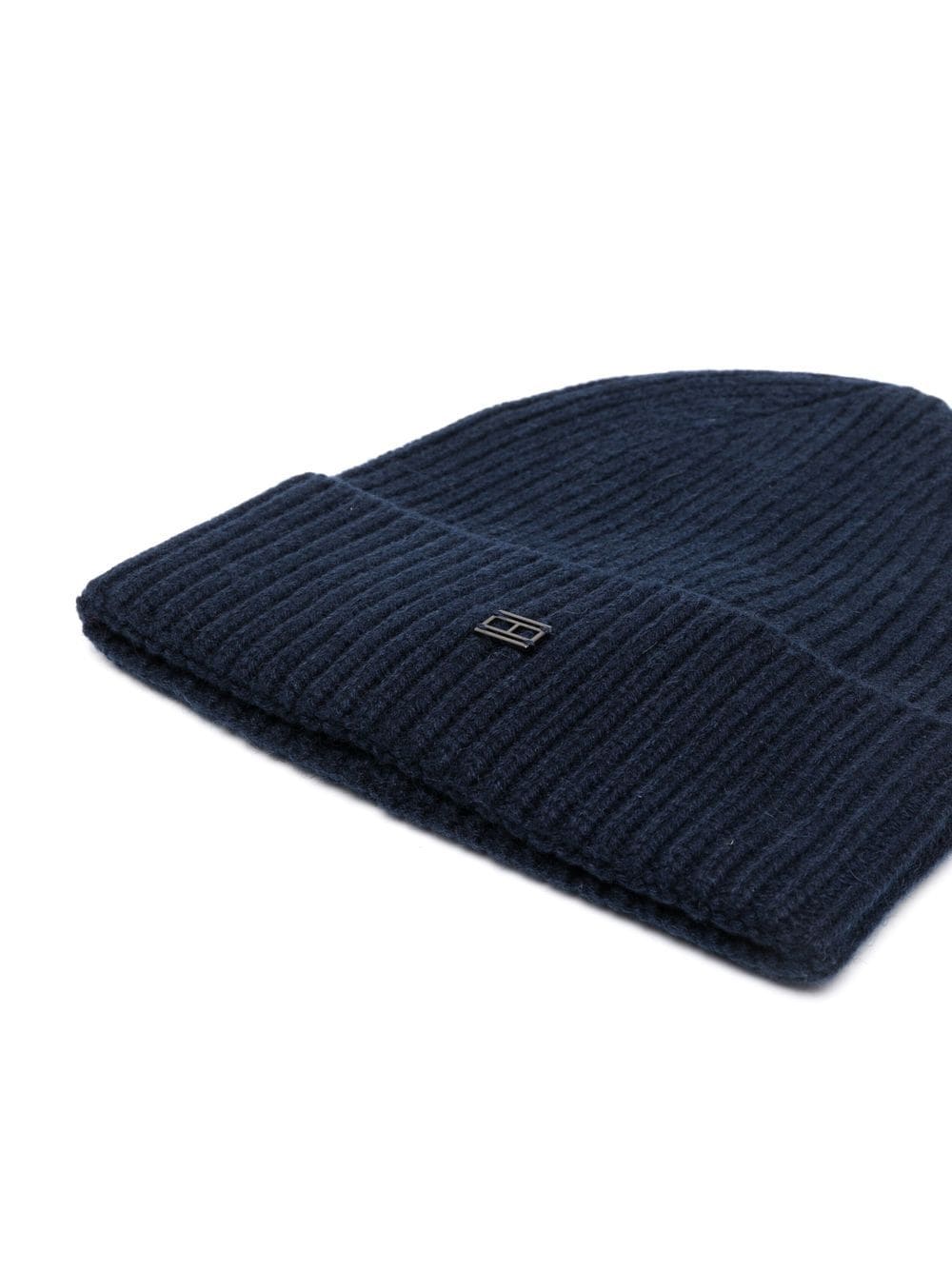 Tommy Hilfiger logo-plaque ribbed beanie - Image 2
