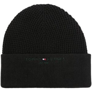 Tommy Hilfiger embroidered-logo ribbed beanie