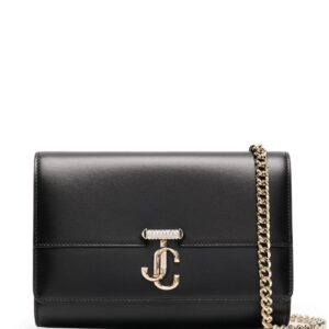 Jimmy Choo Avenue leather clutch