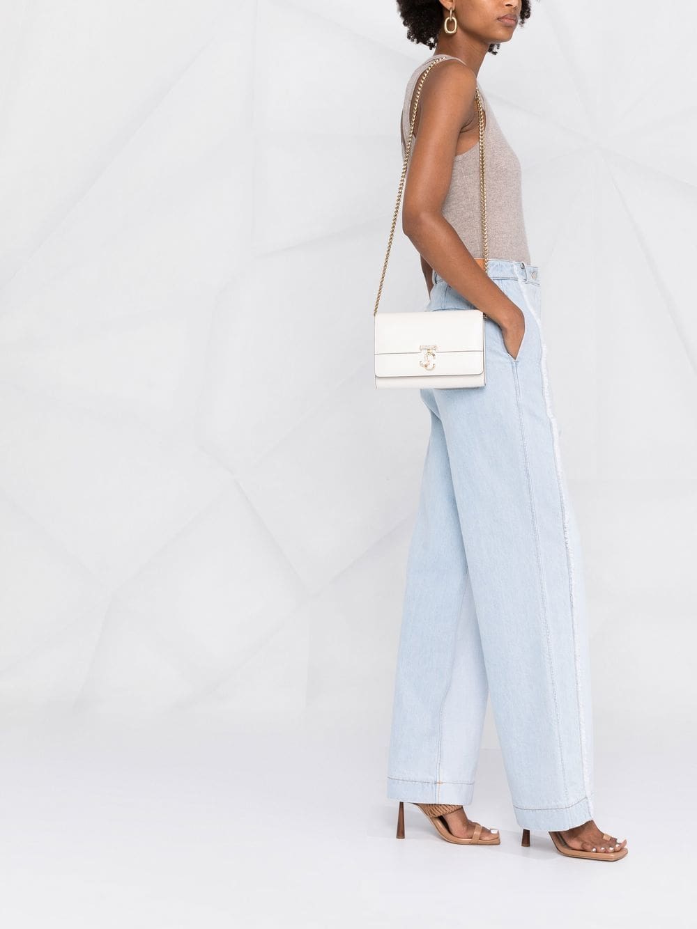 Jimmy Choo Avenue leather clutch - Image 2