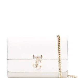 Jimmy Choo Avenue leather clutch