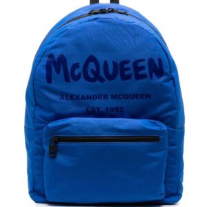 Alexander Mcqueen logo-print zipped backpack