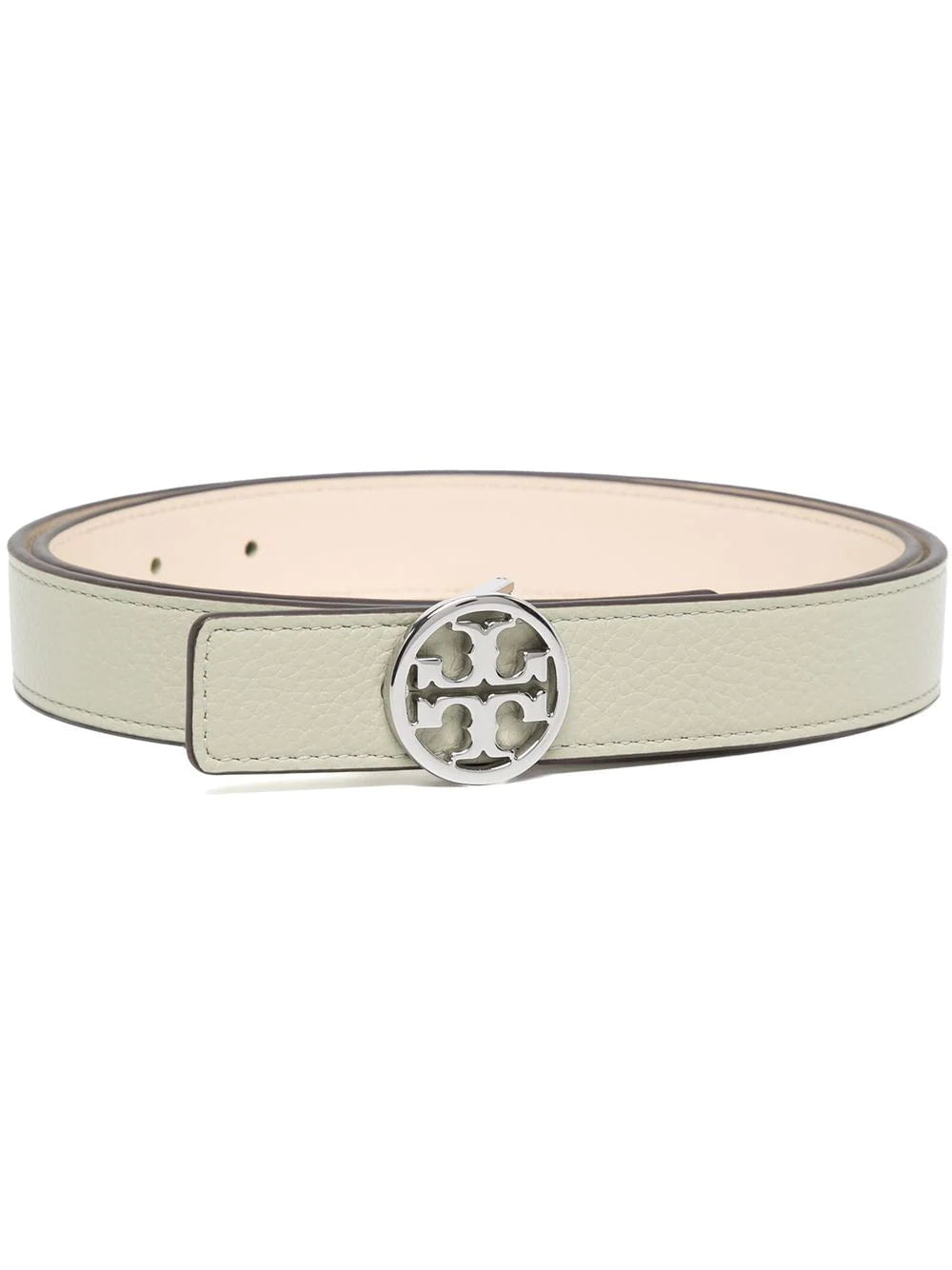 Tory Burch Miller logo-plaque leather belt