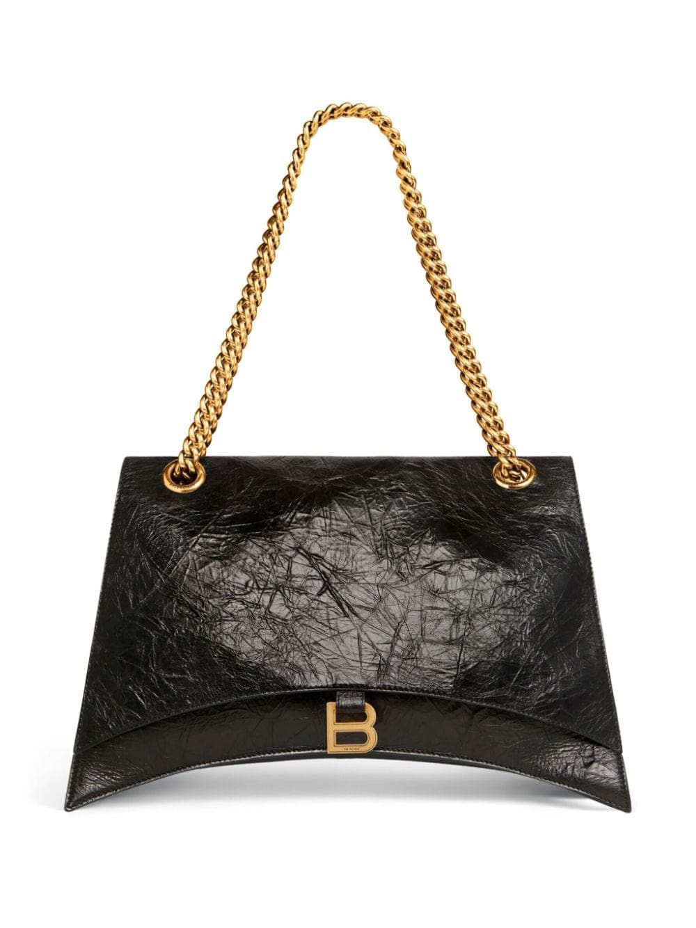Balenciaga large Crush leather shoulder bag