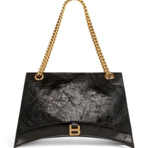 Balenciaga large Crush leather shoulder bag