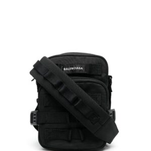 Balenciaga Army logo-embroidered messenger bag