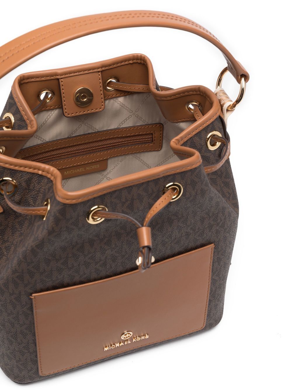 Michael Michael Kors Maeve monogram-print bucket bag - Image 4