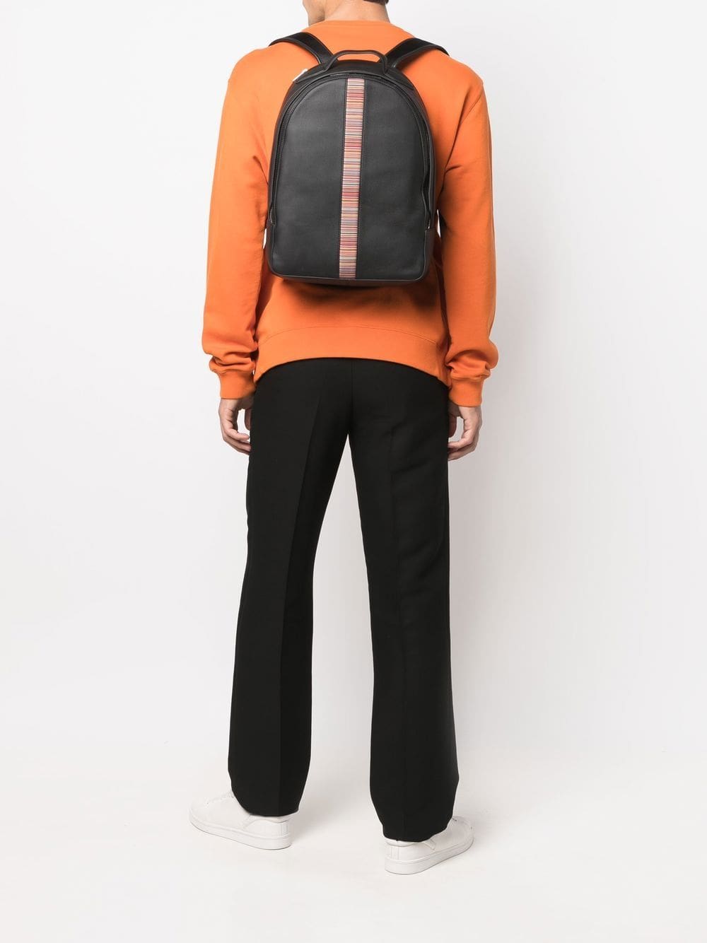 Paul Smith Signature Stripe leather backpack - Image 2