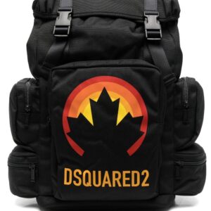 Dsquared2 logo-print buckled backpack