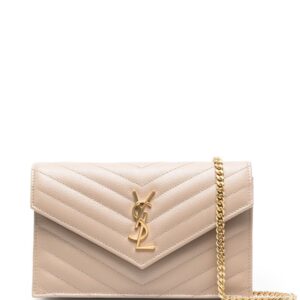 Saint Laurent logo-plaque crossbody bag