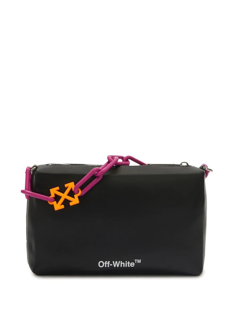 Off-white Block Pouch Quote clutch bag - Image 3
