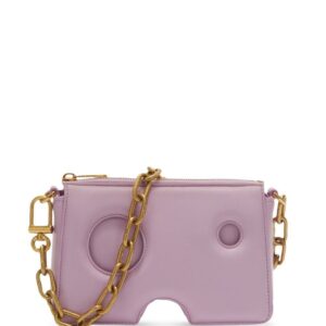 Off-White Burrow leather shoulder bag