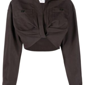 Off-White  cropped long-sleeve shirt