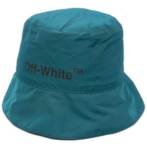 Off-White embroidered logo bucket hat