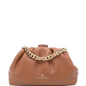 Michael Michael Kors  logo-plaque ruched shoulder bag