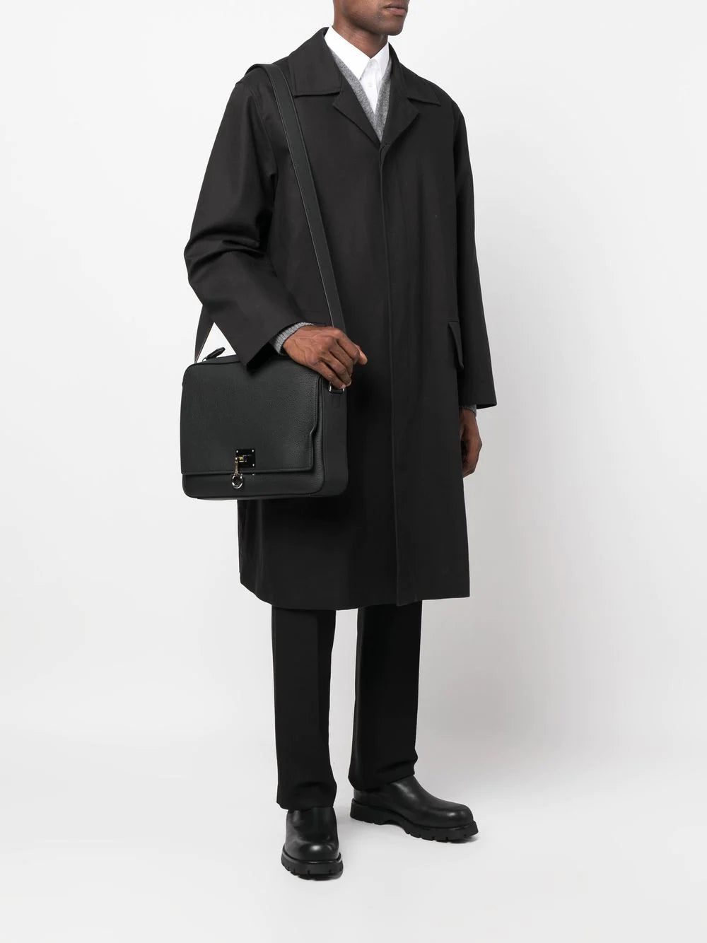 Ferragamo Gancini flip-lock shoulder bag - Image 2