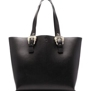 Versace Jeans Couture  logo-buckle tote bag