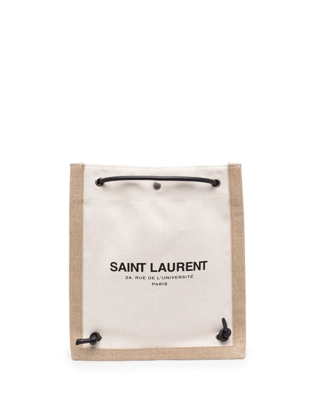 Saint Laurent canvas drawstring backpack