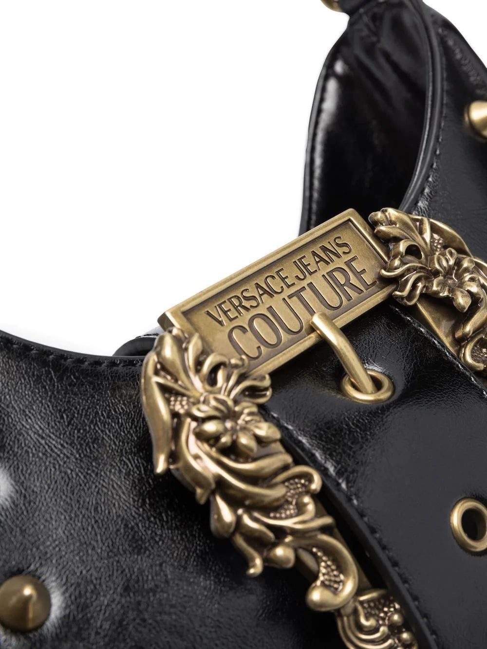 Versace logo-buckle shoulder bag - Image 3