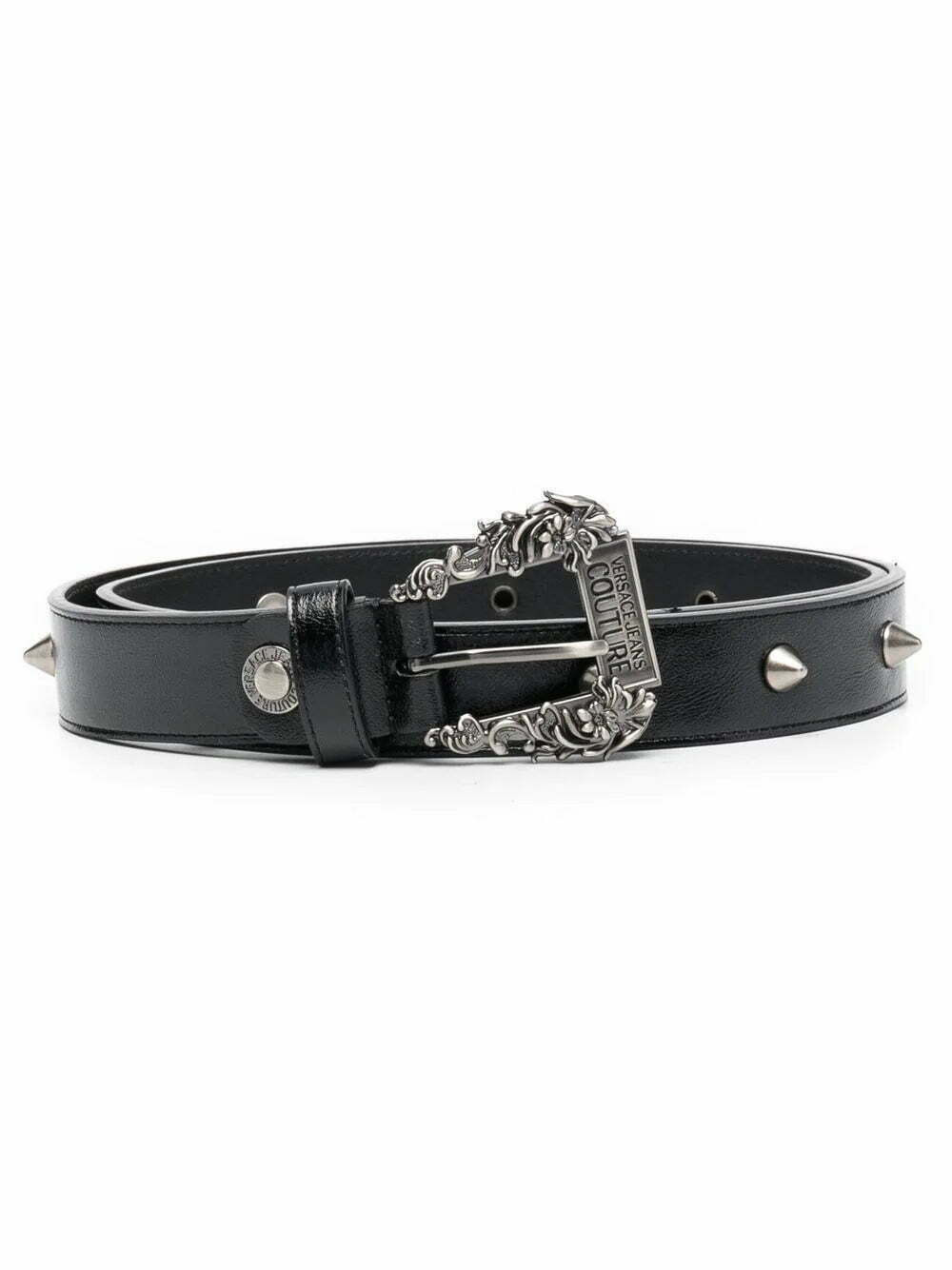 Versace Jeans Couture logo buckle belt