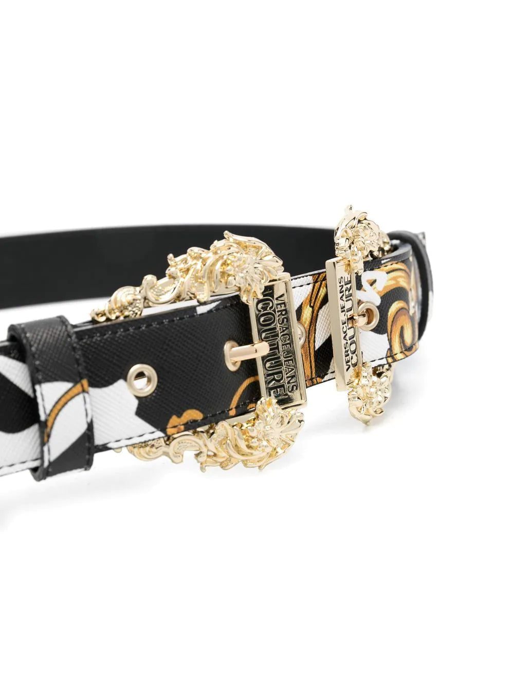 Versace Jeans Couture baroque-print logo belt - Image 2