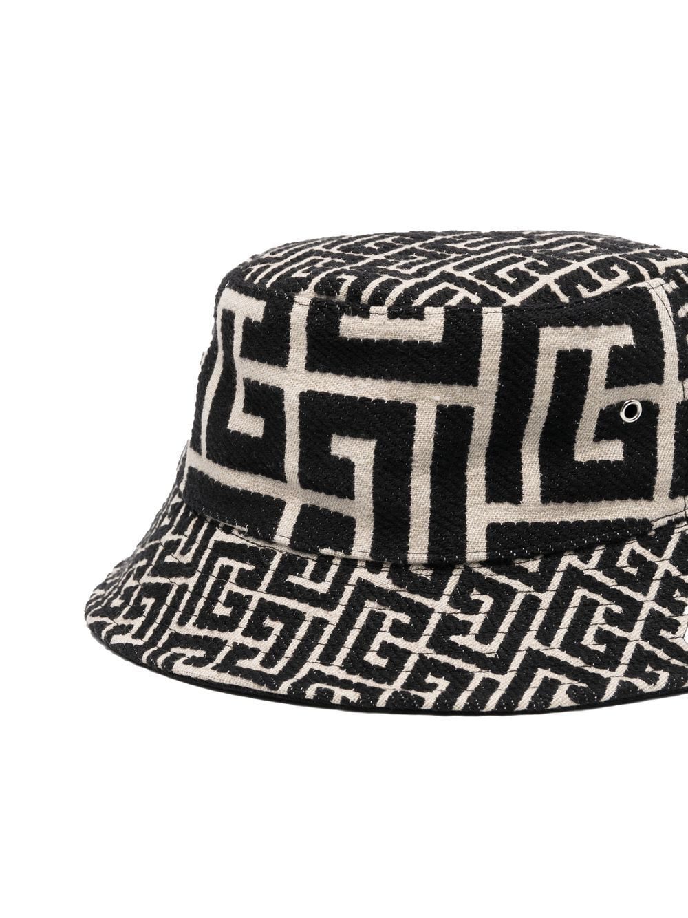 Balmain monogram-jacquard bucket hat - Image 2