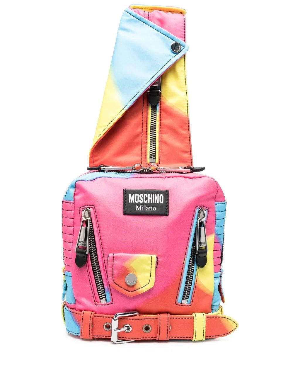 Moschino tie-dye sling backpack