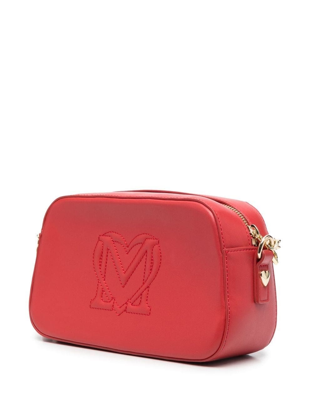 Love Moschino logo-plaque satchel bag - Image 3