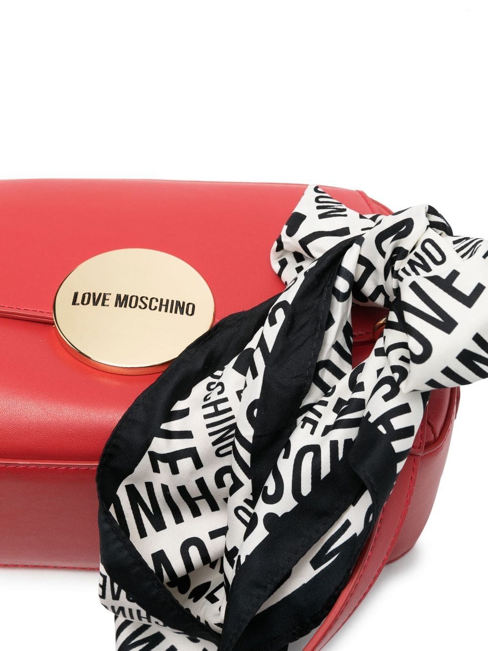 Love Moschino logo-plaque satchel bag - Image 4