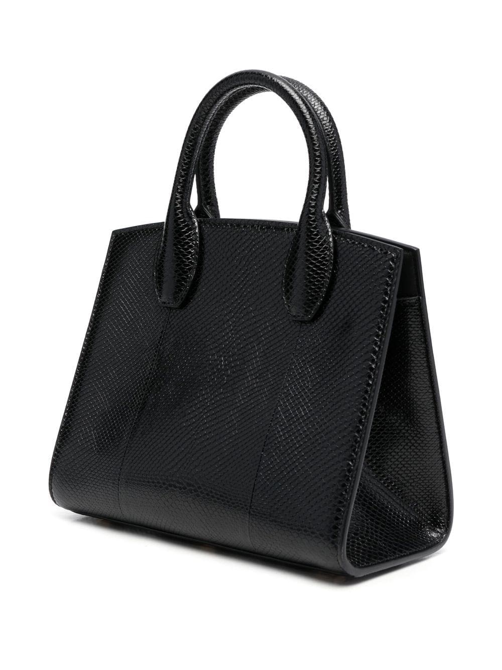 Ferragamo snakeskin-effect leather tote - Image 3