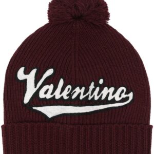 Valentino Garavani embroidered logo beanie hat
